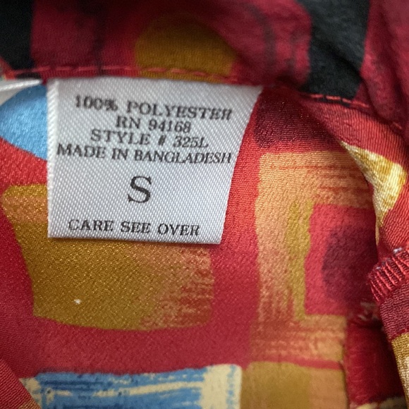 Beautiful vibrant blouse long sleeve - Picture 4 of 7